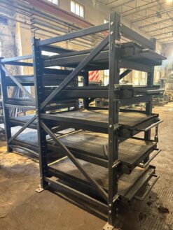 Press brake tool storage rack
